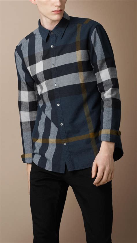 camisa masculina burberry|Burberry flannel men's.